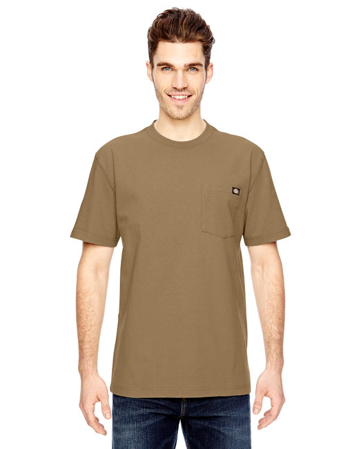 Dickies Adult Unisex 6.7oz 100% Cotton Short-Sleeve Heavyweight T-Shirt With Pocket
